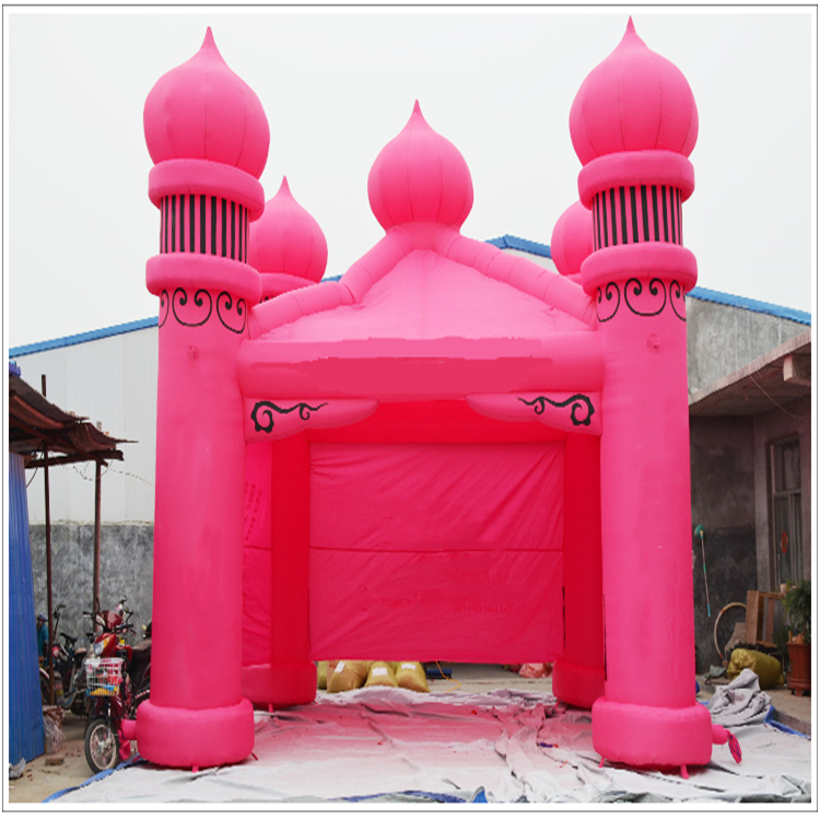 陆川粉色户外帐篷
